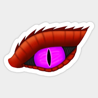 Dragon's Eye Red/Pink Sticker